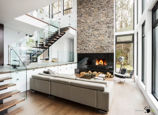 Гостиная в частном доме – современные идеи Гостиная в частном доме – современные идеи