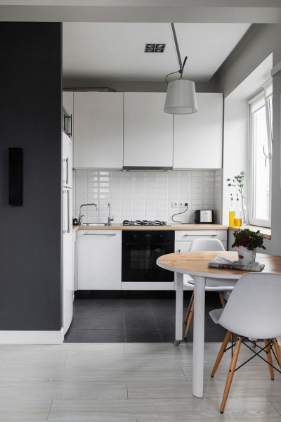 	Интерьер маленькой кухни: умный дизайн небольшой комнаты в 100 фотографиях				