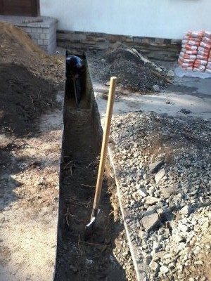 Как копать траншею под водопровод на загородном участке