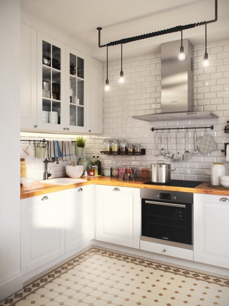 	Кухня в скандинавском стиле: красивая отделка интерьера, выбор мебели и декора				