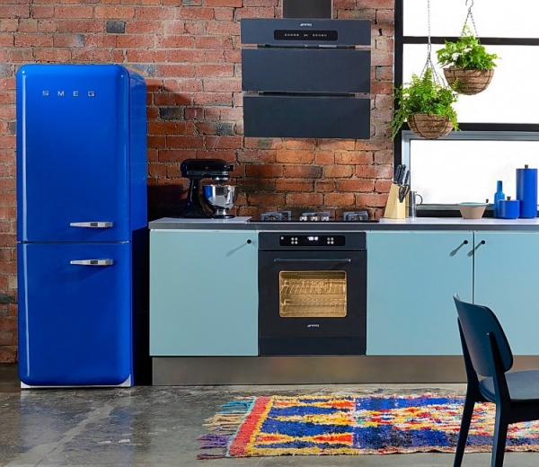 	Ретро-холодильник в интерьере кухни: 100+ фотографий оригинальных моделей для особенного дизайна				