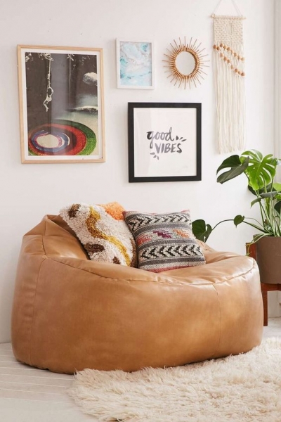 	Современное, стильное и комфортное место для отдыха: кресло-мешок своими руками				