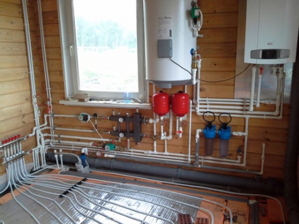 Теплый пол от газового котла: как подключить, схемы, расход газа