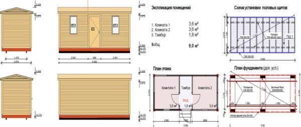 Выбор и особенности строительства дачной деревянной бытовки с верандой